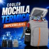 011_f30_w Cooler Mochila Térmica Impermeável - Cinza