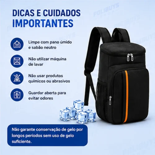 Cooler Mochila Térmica Impermeável