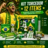 Kit Torcedor Brasil na Copa 2026 – 12 Itens