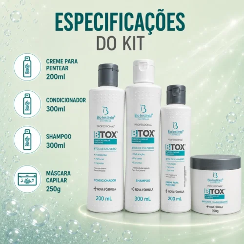 Kit Plástica Capilar Btox – Bio Instinto