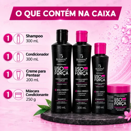 Kit Fortalecimento Capilar – Bio Instinto