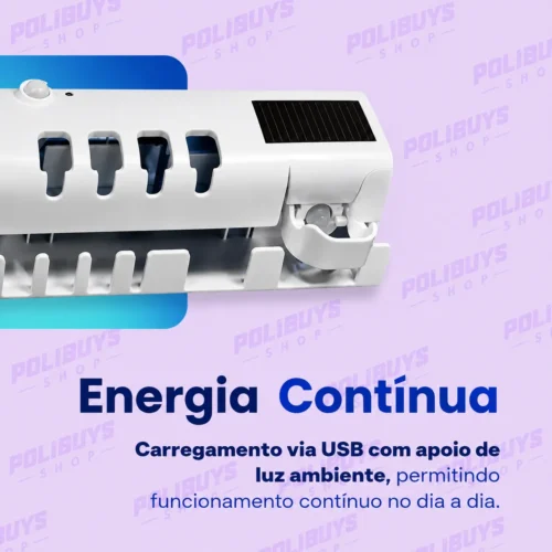 023_f4_w Suporte para Escova de Dentes com Dispenser
