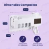 023_f7_w Suporte para Escova de Dentes com Dispenser