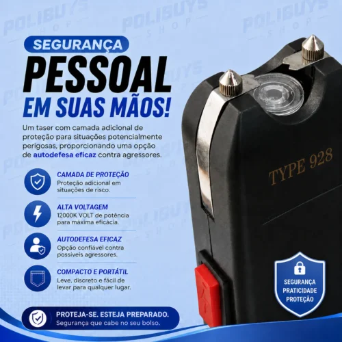 Lanterna Tática LED para Proteção Pessoal