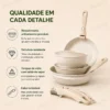 Kit Panelas Antiaderente – 15 Peças