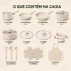 Kit Panelas Antiaderente – 15 Peças