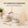 Kit Panelas Antiaderente – 15 Peças