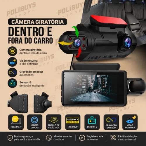 028_f2_w Câmera de Vídeo Veicular HD