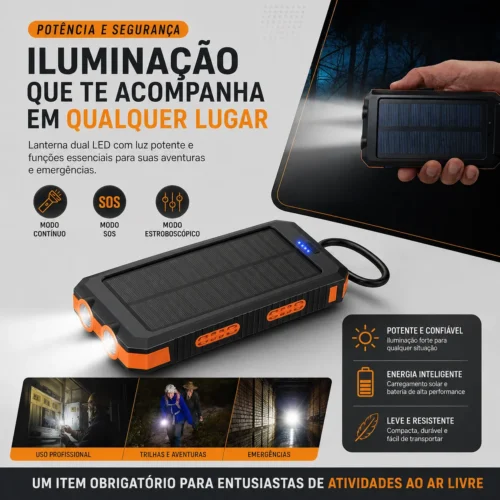 030_f4_w Carregador Portátil Power Bank Solar