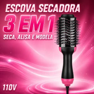 Escova Secadora Alisa e Modela 110V