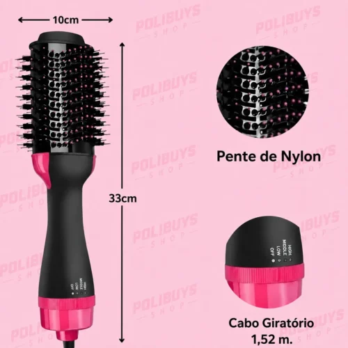 Escova Secadora Alisa e Modela 110V