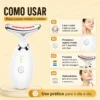 Massageador Facial LED Lift Fototerapia - Preto
