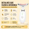 Massageador Facial LED Lift Fototerapia - Preto