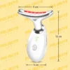 Massageador Facial LED Lift Fototerapia - Preto