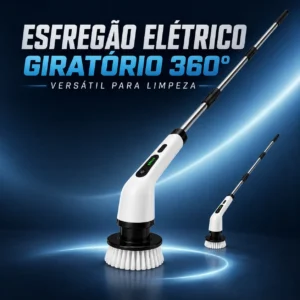 Esfregão Elétrico Limpeza Versátil