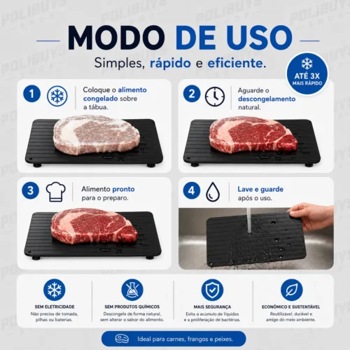 Tábua de Descongelamento Rápido