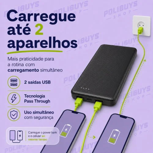 039_f4_w Carregador Power Bank Universal