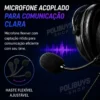 041_f5_w Fone Headset Gamer RGB com Microfone