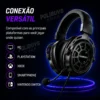 041_f6_w Fone Headset Gamer RGB com Microfone