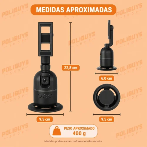 042_f8_w Suporte Gimbal Rastreador Facial