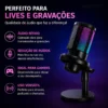 046_f2_w Microfone Condensador Stream Gamer RGB