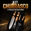 047_f1_w Kit de Churrasco em Aço Inox – 3 Peças