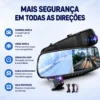 Espelho Retrovisor com Câmera Frontal e Ré