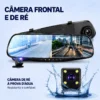 Espelho Retrovisor com Câmera Frontal e Ré