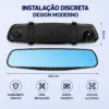 Espelho Retrovisor com Câmera Frontal e Ré