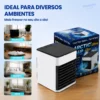 049_f8_w Mini Climatizador Umidificador Portátil USB