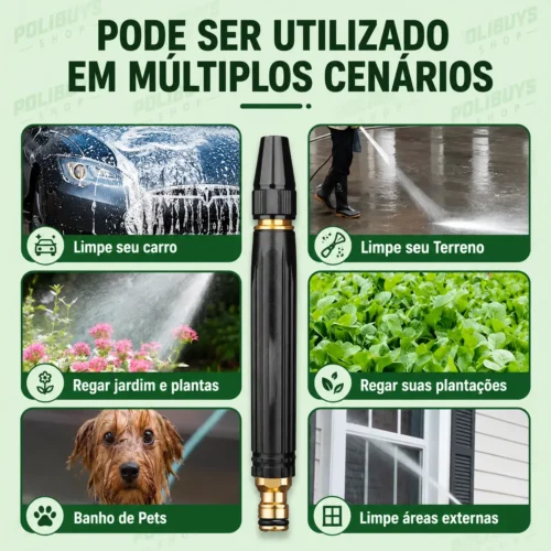 Bico Jato de Água Mangueira com Alta Pressão
