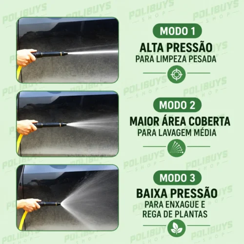 Bico Jato de Água Mangueira com Alta Pressão