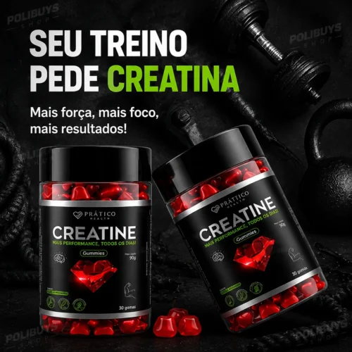 Creatina Gummies Prattico Health - 30 Gomas