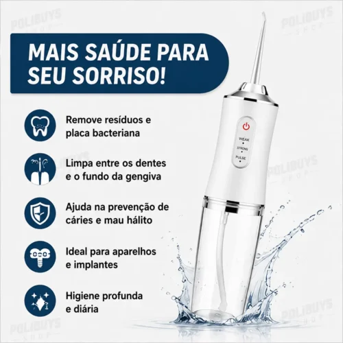 052_f2_w Jato Irrigador para Higiene Oral Portátil