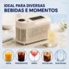 053_f3_w Mini Máquina de Fazer Gelo Portátil 110V