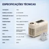 053_f8_w Mini Máquina de Fazer Gelo Portátil 110V