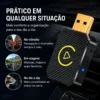 Conversor USB Android Auto e Apple CarPlay