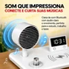 Luminária de Mesa 4 em 1 Multifunção- Branco