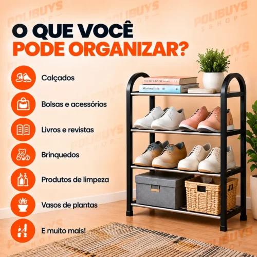 060_f5_w Sapateira Organizadora 4 Andares