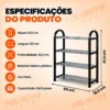 060_f8_w Sapateira Organizadora 4 Andares